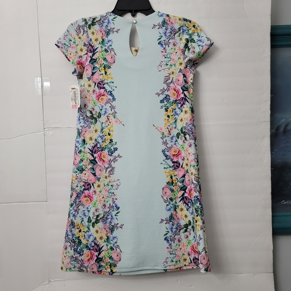 Poppies and Roses Big Girls  Floral Fit-And-Flare Dress - Picture 4 of 7